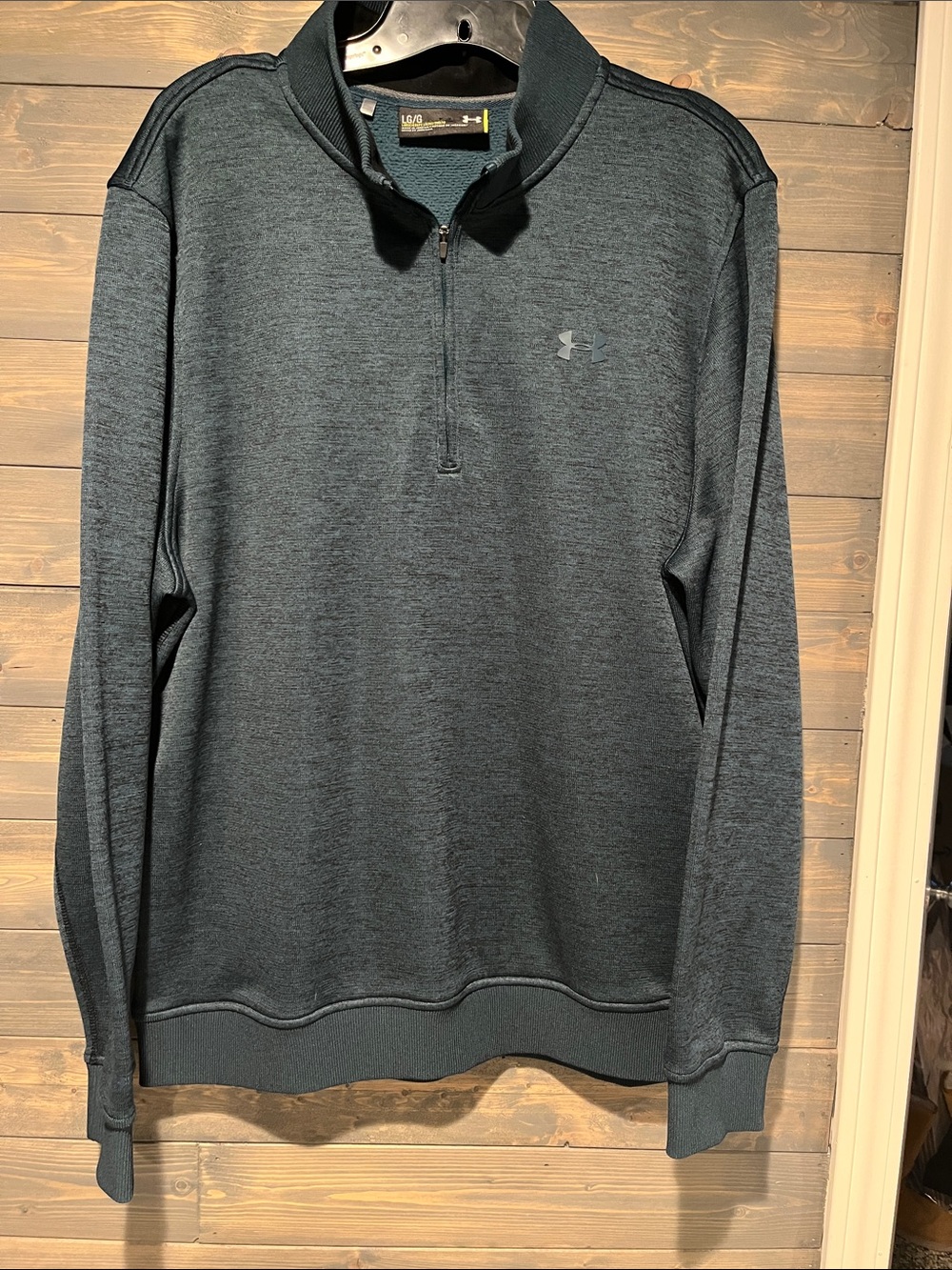 NWOT Under Armour Men's Forest Green Quarter-Zip Pullover L